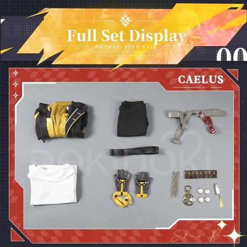 KIRA KIRA Caelus Cosplay Costume Doki-SR Game Honkai: Star Rail Caelus Cosplay Costume Halloween Costume Outfits in Saudi Arabia
