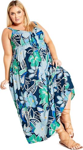 Avenue Women's Plus Size Maxi Evie PRT in Saudi Arabia