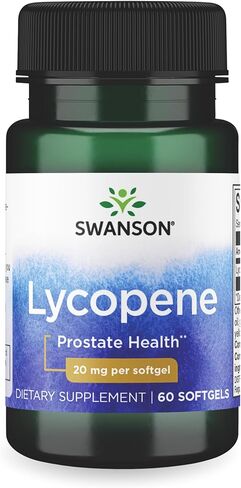 Swanson Lycopene - Natural Supplement Promoting Prostate Health, Heart Health, & Supports Blood Pressure Within The Normal Range - Mens Health Supplement - (60 Softgels) 2 Pack in Saudi Arabia
