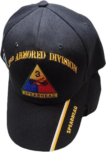 (2 Pack) U.S. Army 3rd Armored Division Spearhead Shadow Black Cap Hat X1 in Saudi Arabia