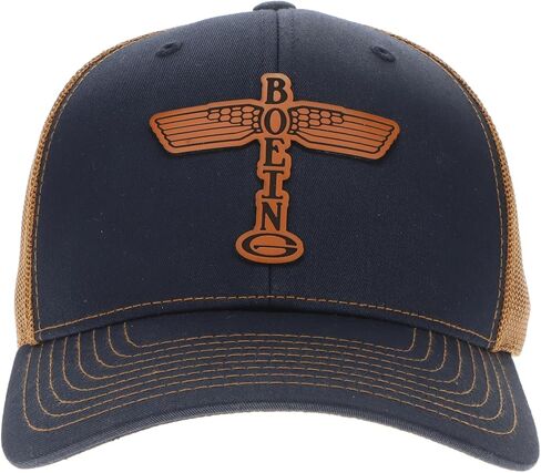 Boeing Airplane Company Logo Heritage Trucker Hat - Buckskin in Kuwait