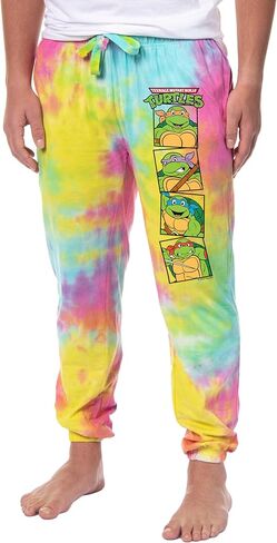 Teenage Mutant Ninja Turtles TMNT Men's Tie-Dye Sleep Jogger Pajama Pants For Adults in Saudi Arabia