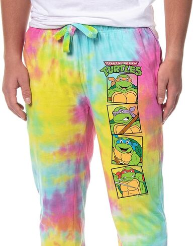 Teenage Mutant Ninja Turtles TMNT Men's Tie-Dye Sleep Jogger Pajama Pants For Adults in Saudi Arabia