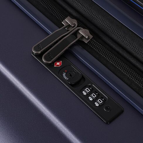 Hedgren GRIP LARGE Expandable Spinner Luggage – Durable Polycarbonate with TSA Lock, Double-Coil Zippers, 4 Spinner Wheels & Multiple Handles - 29" (Peacoat Blue) in Saudi Arabia