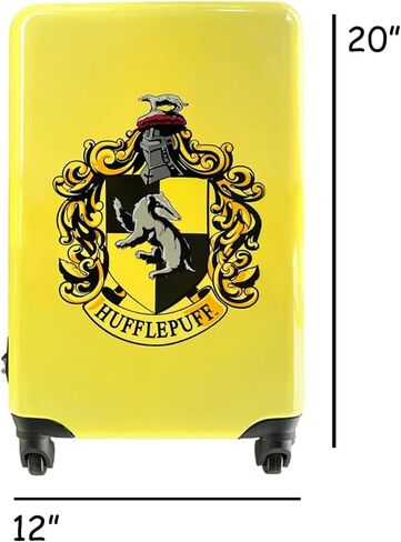 HARRY POTTER Luggage Carry On Hardshell Rolling Luggage Suitcase with Spinner Wheels Travel Bag Gifts Merchandise Travel Stuff - Hufflepuff in Saudi Arabia