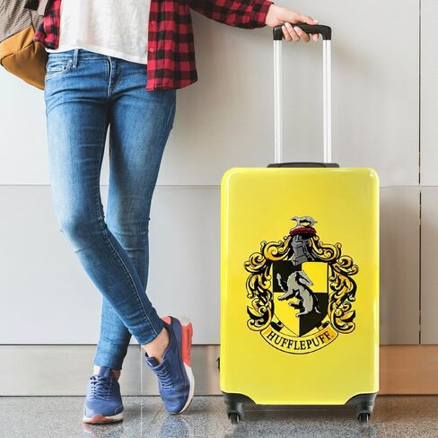 HARRY POTTER Luggage Carry On Hardshell Rolling Luggage Suitcase with Spinner Wheels Travel Bag Gifts Merchandise Travel Stuff - Hufflepuff in Saudi Arabia