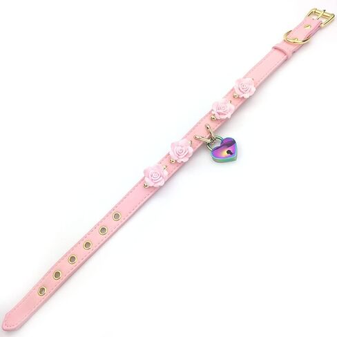 Succuba Handmade Padlock Flower Choker Collar Necklace for Women and Men in Saudi Arabia