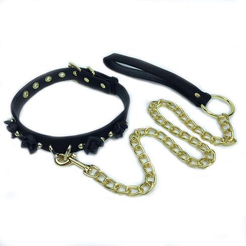 Succuba Handmade Padlock Flower Choker Collar Necklace for Women and Men in Saudi Arabia