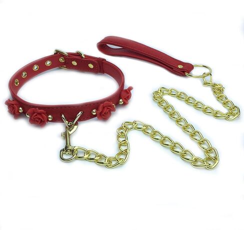 Succuba Handmade Padlock Flower Choker Collar Necklace for Women and Men in Saudi Arabia