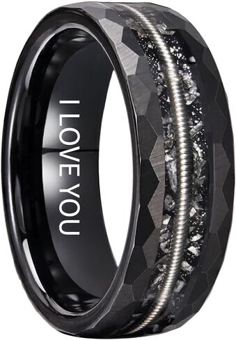 Custom Engraving & Tungsten Carbide Rings for Men and Women 8mm/6mm/4mm in Saudi Arabia