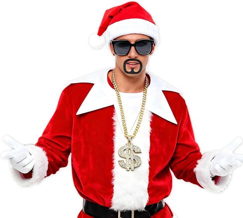 Christmas Elf Costume Set Adult Doll Outfit White Collar Red White Elf Accessories Christmas Party Accessory in Saudi Arabia