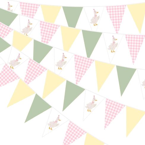 Pasimy 5 PCS قصة الرسوم المتحركة ديكورات حفلة عيد ميلاد زرقاء السماء السحب البيضاء وطباعة البقرة لافتات العزات رفقاء الأزرق الأزرق المثلث لافتة العلم لدش الطفل ديكورات حفلة عيد ميلاد الطفل in Kuwait