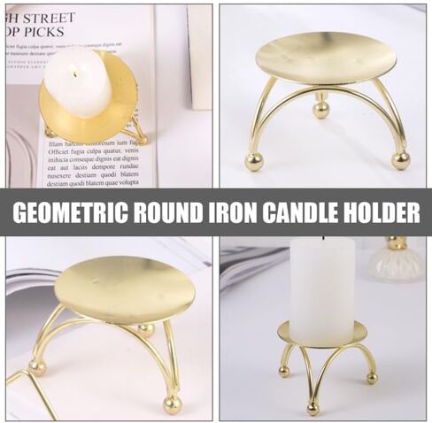 Cabilock 5Pcs Retro Metal Candle Holder with Handle Decorative Candle Stick Holder Set for Tabletop Weddings Parties Holiday Events in Saudi Arabia