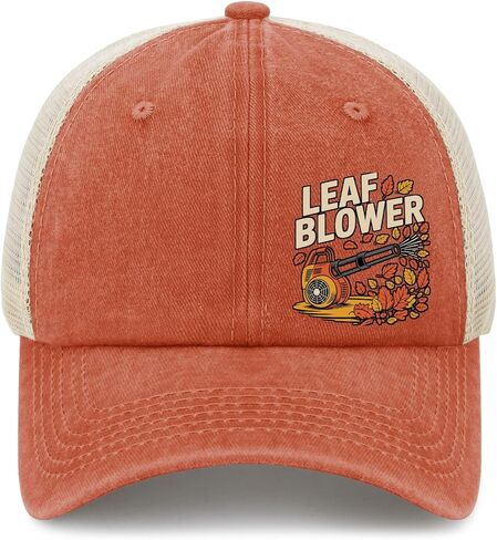 Funny Autumn Gardening Leaf Blower Sun Hats Camping Cap for Her in Saudi Arabia
