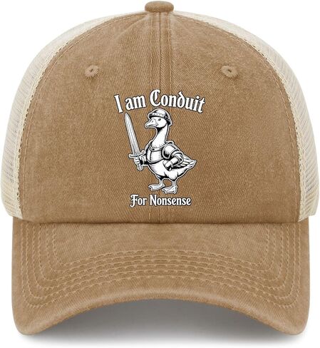 I Am A Conduit for Nonsense Golf Hat Camping Caps for Son in Saudi Arabia