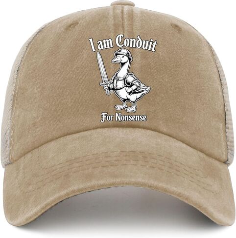 I Am A Conduit for Nonsense Golf Hat Camping Caps for Son in Saudi Arabia