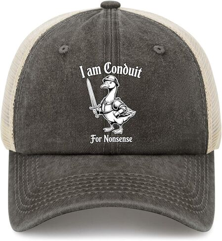 I Am A Conduit for Nonsense Golf Hat Camping Caps for Son in Saudi Arabia