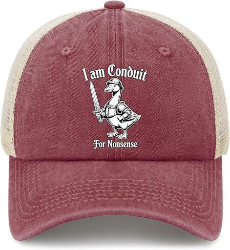 I Am A Conduit for Nonsense Golf Hat Camping Caps for Son in Saudi Arabia