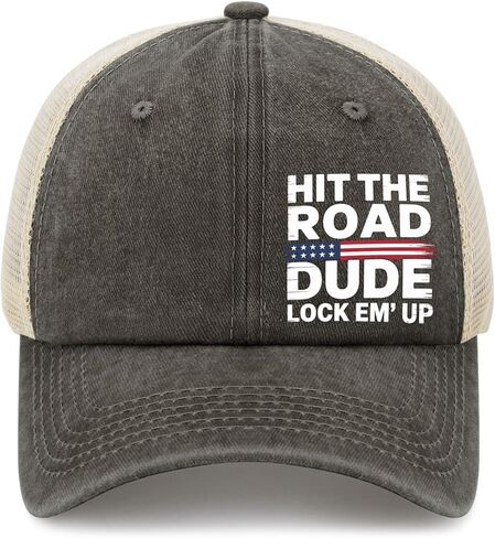 قبعات ركوب الدراجات من Hit The Road Dude Lock Em' Up لها in Kuwait