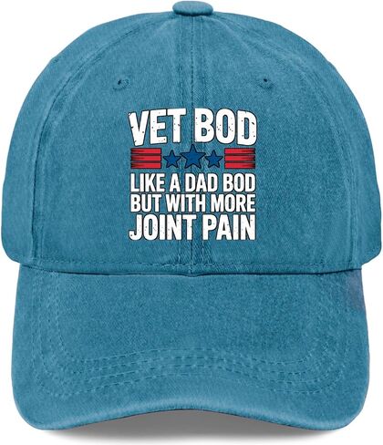 Vet BOD مثل Dad BOD ولكن مع المزيد من القبعة للنساء الجماليات المغسولة in Kuwait