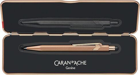 قلم رصاص ميكانيكي Caran d'Ache 844 مقاس 0.7 ملم - Brut Rosé في علبة رفيعة، وردي، مقاس واحد in Kuwait