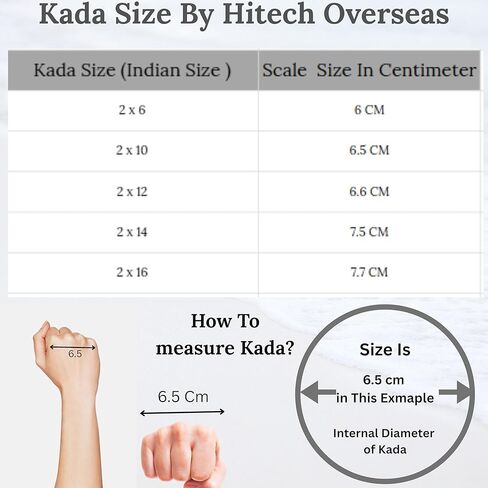Hijet Punjabi Sikh Kada,Kada for Men Link Bracelet/Bangles for Men,Fashin Style Thickness 4 mm,Bracelet in Saudi Arabia