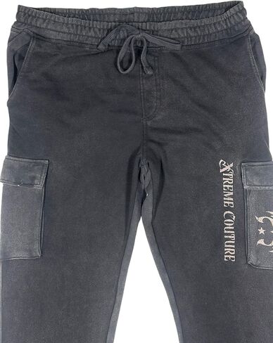 بنطال رياضي Xtreme Couture من Affliction للرجال باللون الحديدي الباهت in Saudi Arabia