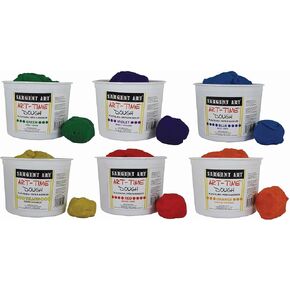 مجموعة عجين سارجنت آرت مكونة من 6 ألوان، وزن كل منها 3 أرطال، عجينة فنان وقت الفن، تشكيلة بوزن 18 رطل in Kuwait