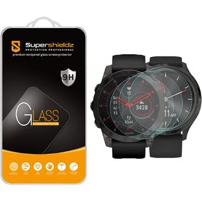 Supershieldz (3 Pack) Designed for Garmin Epix (Gen 2) / Garmin (Vivomove 3) Tempered Glass Screen Protector, Anti Scratch, Bubble Free