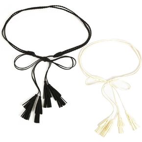 ILuvatar Women's Bohemian Style Rope Braid Waist Belt U33