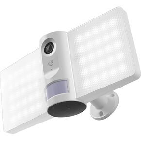 كاميرا أمان Geeni Sentry Wi-Fi لاسلكية ذكية Floodlight، صوت ثنائي الاتجاه، إنذار مستشعر الحركة، تسجيل الصوت والفيديو، تعمل مع Alexa وHey Google in Kuwait