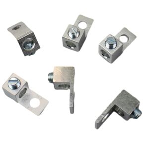 FDXGYH 6 Pcs Mechanical Lugs 2AWG 1B2U TA-2 Terminal Mechanical Lug Aluminum Alloy Single Conductor Terminal Blocks