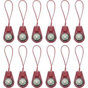 PATIKIL Mini Survival Compass, 50 Pack Button Compass Bulk Kit for Outdoor Hiking Camping Travelling Party