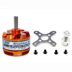 DYS D3530 1700KV 1400KV 1100KV 5.0mm Brushless Outrunner Motor 2-4S for Multi-Copter/Fixed-Wing Aircraft/Helicopters (D3530 1100KV)