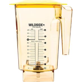 Blendtec 90 oz WildSide Jar, Commercial Grade - Five-Sided Replacement Blender Jar - Compatible with Blendtec Blenders - 36 oz Blending Capacity - Blue