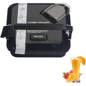 استبدال غطاء الخلاط لخلاط النينجا 72oz XL غطاء قفل الأباريق متوافق مع Ninja BL610 BL710WM BN701 BN750 BN751 BN800 BN801 CO610B DB751A يناسب فقط أباريق الطراز الجديد ذات الحواف الممتدة in Kuwait