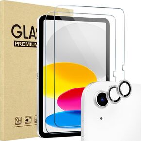 ProCase 2 Screen Protector for iPad A16 10th with 2 Camera Lens Protector in Kuwait