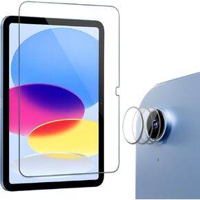 ProCase 3+2 Pack Screen Protector for iPad(A16) 11/10 Gen 11"/10.9" | Protective Tempered Glass Screen & Camera Lens Protector Guard for iPad 11th Gen A16 2025 / 10th Gen 10.9" 2022 in Saudi Arabia