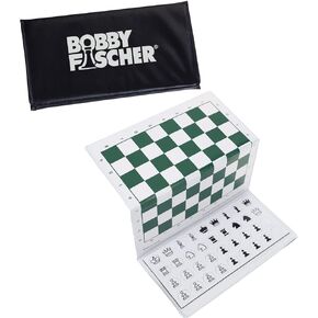 Bobby Fischer Mini Magnetic Pocket Chess Set - Travel - 6 x 3.25 by WE Games