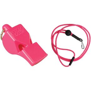Fox 40 Classic Official Whistle with Break Away Lanyard pink