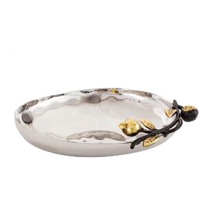 Yair Emanuel Steel Bowl with Pomegranate Branch, 13 fluid ounces