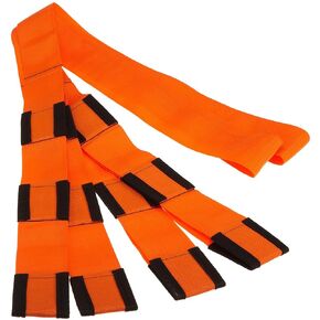 Forearm Forklift 2-Person Lifting and Moving Straps; Lift, Move and Carry Furniture, Appliances, Mattresses or Any Item up to 800 lbs. Safely and Easily Like a Pro, Made in USA, Orange