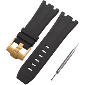 Dive Rubber Silicone Watch Band Compatible with Audemars Piguet Royal Oak Offshore 15703 15710-28mm AP Rubber Watch Band Strap