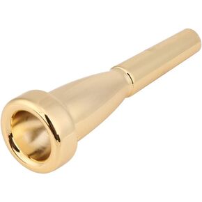 Trumpet Mouthpiece Silver Gold Plated 3C Size Trumpet Mouthpiece Replacement for Musical Instrument Accessory