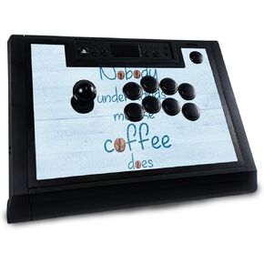 Carbon Fiber Gaming Skin Compatible with Hori Fighting Stick Alpha (PS5, PS4, PC) - Sprinkles - Premium 3M Vinyl Protective Wrap Decal Cover - Easy to Apply | Crafted in The USA by MightySkins