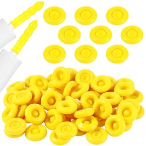 Zonon 35 Pcs Caulk Caps Caulking Tools Caulk Saver Caps Caulking Tube Sealing Caps Caulking Tips Caulk Tube Sealer Caps Caulking Tube Caps Caulk Caps Reusable Caulk Tips