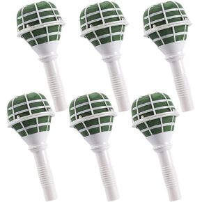 6 PCS Wedding Bouquet Holder Foam Floral Handle Holder Bridal Bouquet Holders for Fresh and Artificial Flower Arrangements Wedding Gardening Supplies