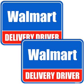 GEEKBEAR Spark Delivery Driver Sign (2 Pack) - Reflective, Durable, and Secure Magnetic Display for Delivery Personnel