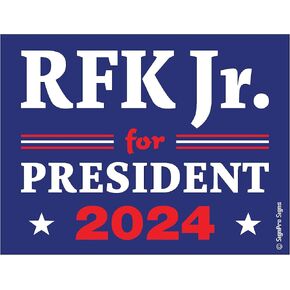 مغناطيس السيارة SignPro كينيدي 2024 | آر إف كيه جونيور للرئيس ماجنت | ملصق روبرت إف كينيدي جونيور 2024 المغناطيسي | مغناطيس سيارة مقاوم للطقس شديد التحمل 4x5.25 30 مل - قطعة واحدة in Kuwait