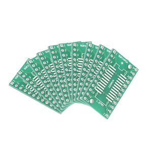 uxcell SSOP 24PIN 0.65 / SOP 24PIN 1.27 to DIP Adapter PCB Board Surface Mounted Devices Converter 10pcs